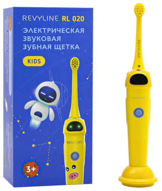 Электрическая зубная щетка Revyline RL 020 Kids (желтая)