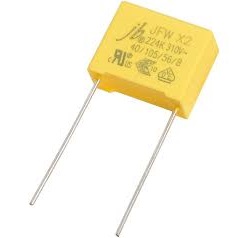 Конденсатор пленочный JFW 0,15uF 310V 10% X2 18x12x6mm P:15mm / JFW0A9154K150000B