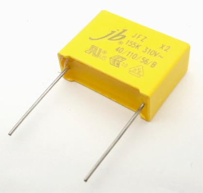 Конденсатор пленочный 0.15uF 310V 10% X2 / JFZ-150N/310-P15 / JFZ0A9154K150000B