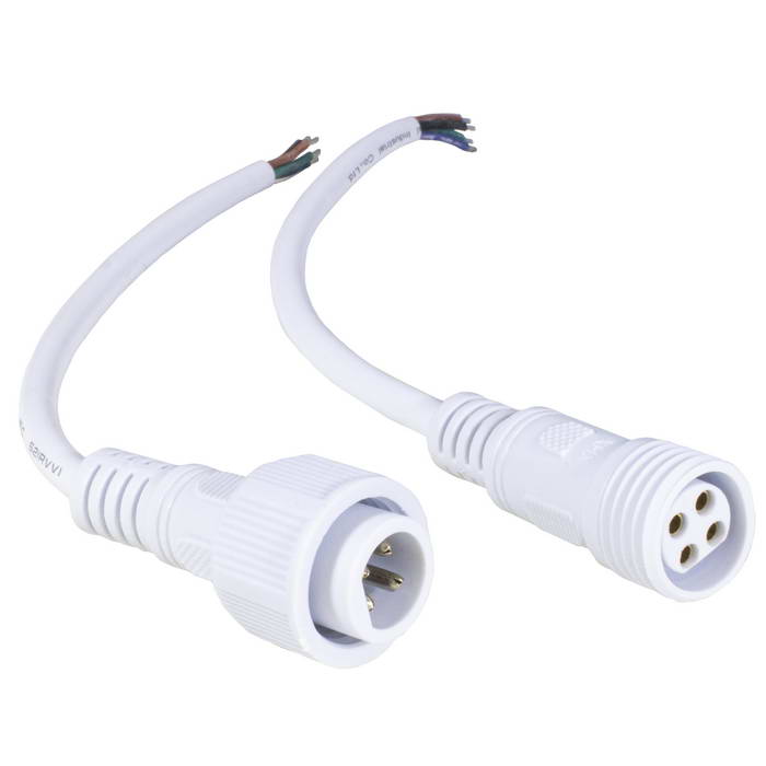 Герметичный разъем 4pin WP L=40 D=18mm 4*0.5mm2