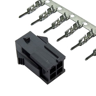 Разъём питания низковольтный MMF-2x2M pitch 3.0 mm +Terminal