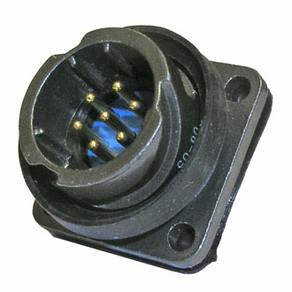 Разъём быстроразъёмный FQ18-7pin ZJ (бл.вил.)