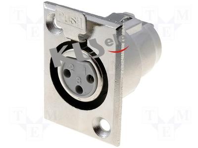 Разъём микрофонный L-KLS1-XLR-S07-03-F-S