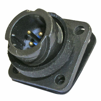 Разъем цилиндрический FQ14-3pin ZJ