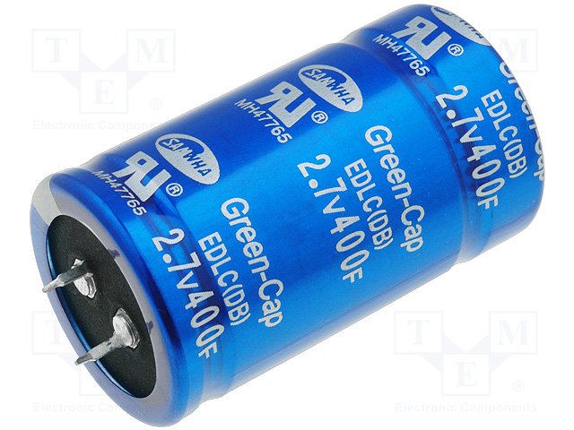 Конденсатор электролитический 400F 2.7V -0...+20% / DB5U407W35060HA