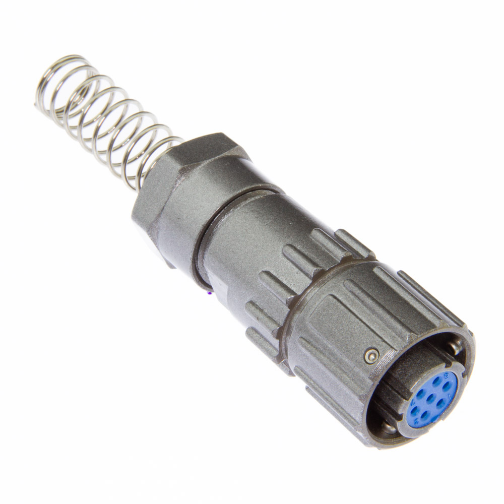 Разъем цилиндрический быстроразъемный FQ14-7pin TK-8