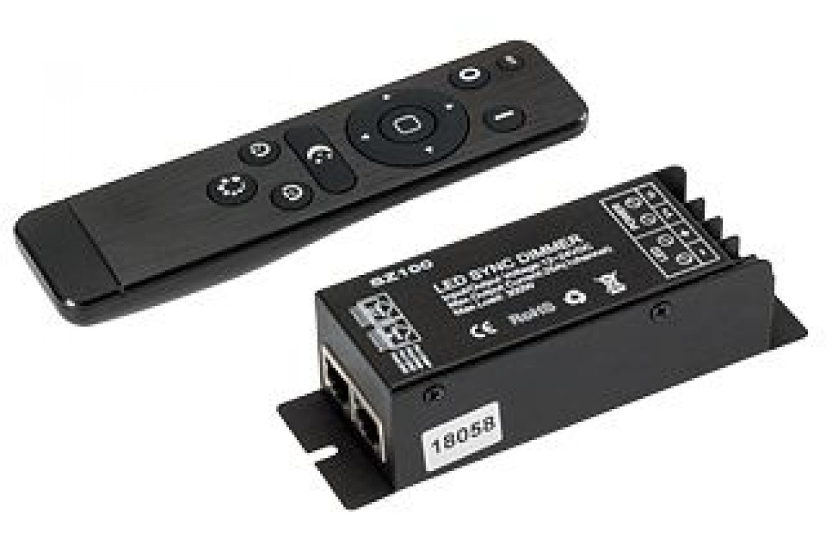 Диммер VT-S08-1x25A (12-24V, ПДУ Стик 12кн, RF)