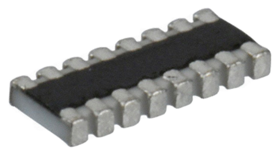 Резисторная сборка 16P8 39R 5% 0,0625W T/R 4000 / 16P8WGJ0390T4E
