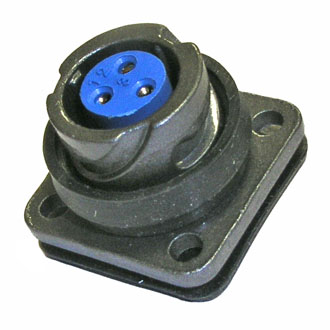 Разъем цилиндрический FQ14-3pin ZK