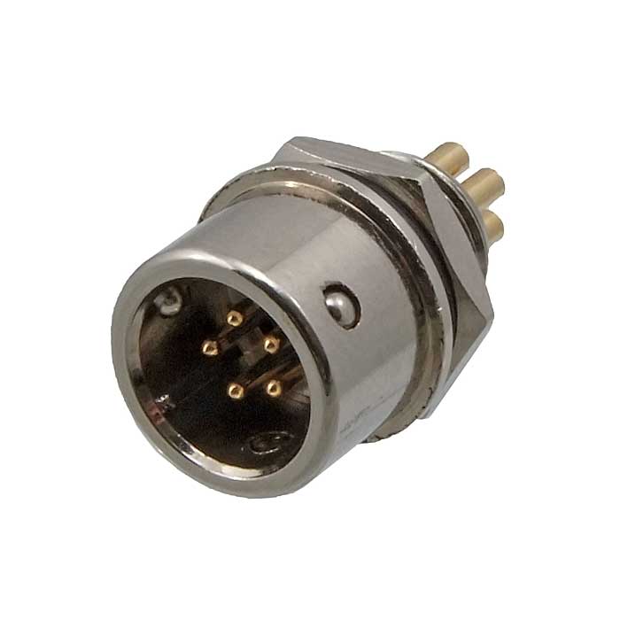 Разъём XS9-5(Zn) panel plug