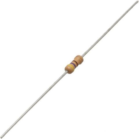 Резистор постоянный выводной 0,25W 1,2K 5% / CF1/4W-1K2