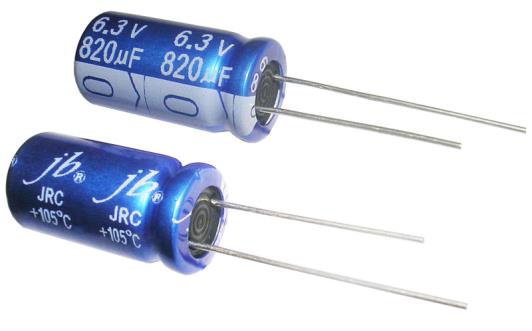Конденсатор электролитический низкий импеданс JRC 1000uF 16V 8x20 105C / JRC1C102M03500800200000B