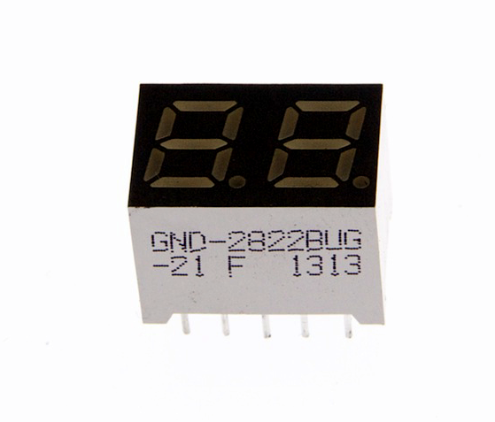 Светодиодный индикатор GND-2822BUW-21