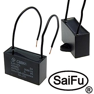 Конденсатор пусковой CBB61 3uF 450V (SAIFU)