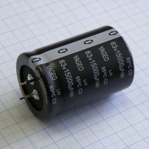 Конденсатор электролитический 15000uF 63V 35x50 85C / LH063M15K0BPF-3550