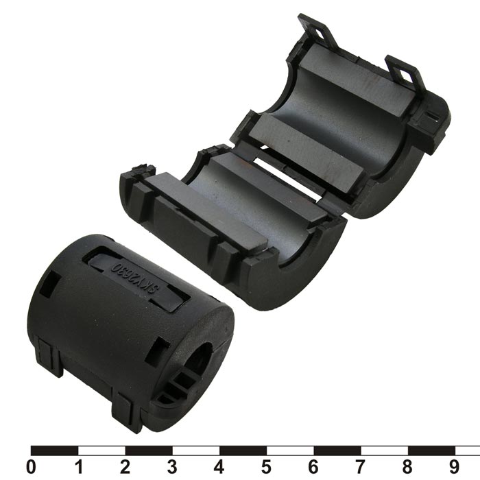 Фильтр ферритовый на провод ZCAT3035-1330-BK (black)