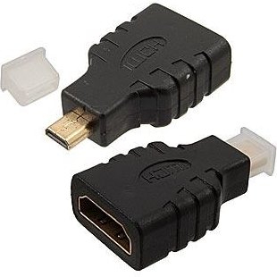 Переходник HDMI F to Micro HDMI / Гнездо HDMI на штекер micro HDMI