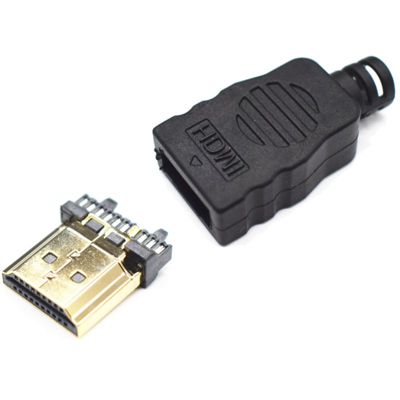 Разъём HDMI-MC / штекер с пластиковым корпусом