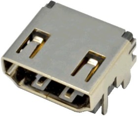 Разъём HDMI 19F / розетка на плату SMT