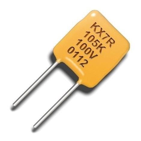 Конденсатор керамический выводной 0.1uF 100V X7R 10% / C330C104K1R5TATR