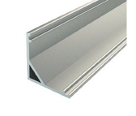 Профиль угловой алюминиевый с экраном GS-1616 Anod L=2m