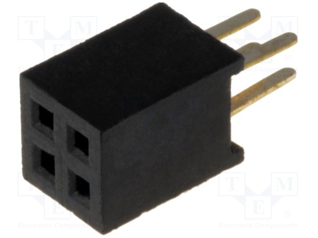 Разъём PBD2-04 (PBD2-2-2S-G-4,3mm) (DS1026-05-2*2S8BV)