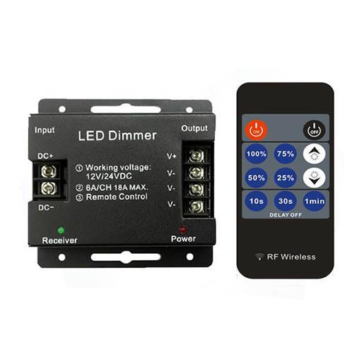 Диммер GS-DT23 433M RF DC12-24V,6A×3CH