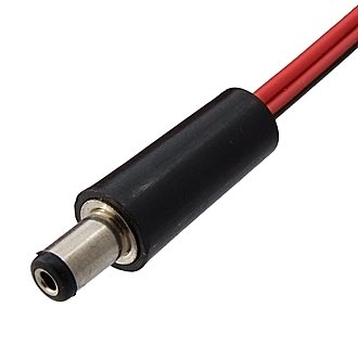 Разъем питания штырьковый SZC-0027a / 5.5*2.1mm 1m