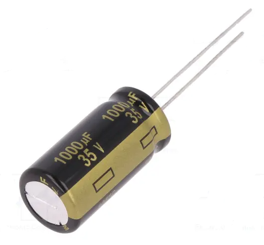 Конденсатор электролитический низкий импеданс 1000uF 35V 12.5x25 / EEUFM1V102