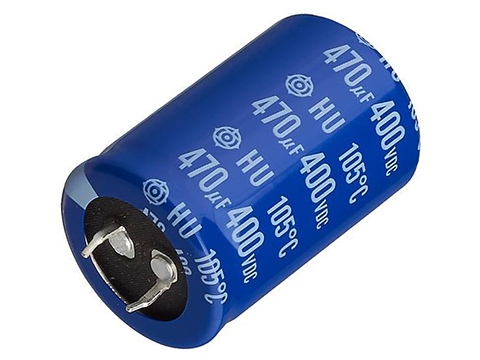 Конденсатор электролитический 470uF 450V 35x45 105C / HU52W471MRAS6