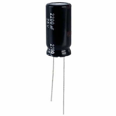 Конденсатор электролитический 2200uF 25V 20% 105C 12.5x25mm / ECA1EHG222