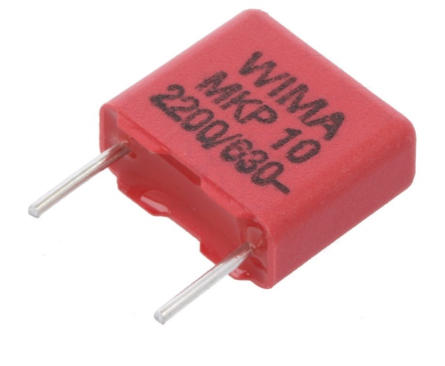 Конденсатор полипропиленовый 2.2nF 630V 10% P:7.5mm / MKP1J012202C00KSSD