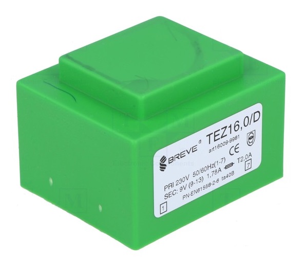 Трансформатор TEZ16/D/9V