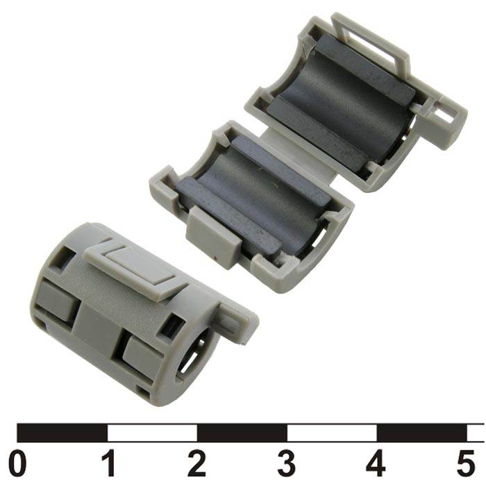 Фильтр ферритовый на провод ZCAT1518-0730 (grey)
