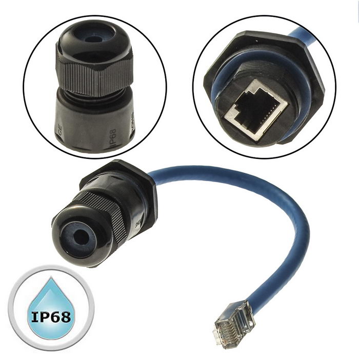 Разъём герметичный RJ45M25L25-6B