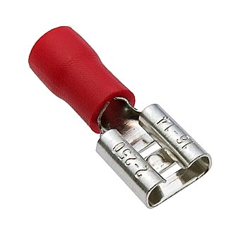 Клемма ножевая изолированная FDD2-250 red