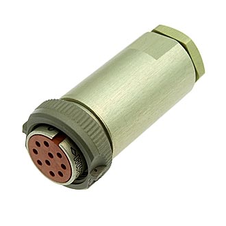 Разъем цилиндрический РС10ТВ розетка с/к (2020г)