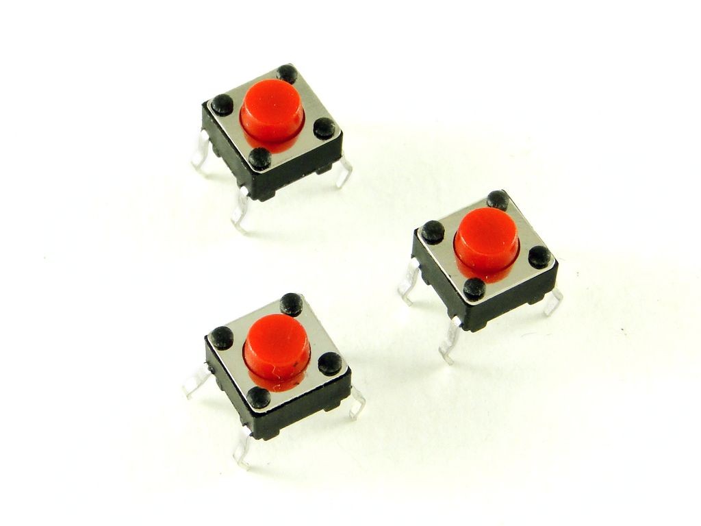 Кнопка тактовая 6x6x5 mm / 1825910-7