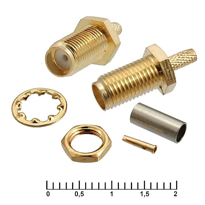 Разъем высокочастотный SMA-C316F