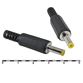 Разъем питания штырьковый 7-0026d / 4*1.7*9 mm