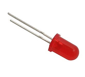 Светодиод 5 mm red 30 mCd 20