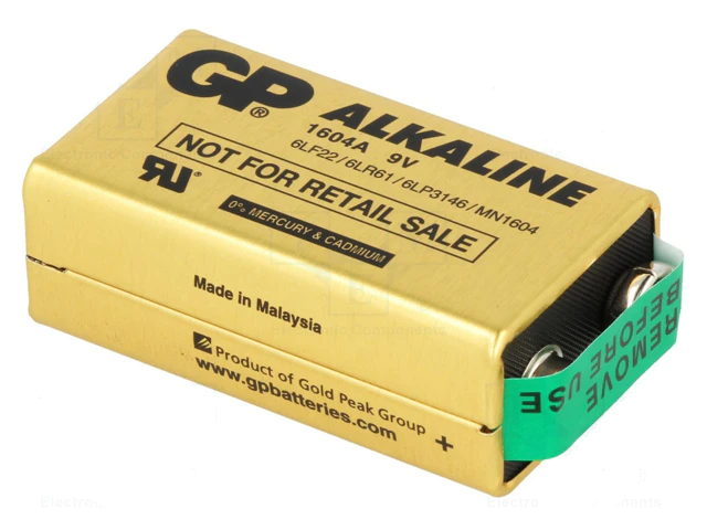 Батарейка BAT-6F22L/U-SH / 1604AU