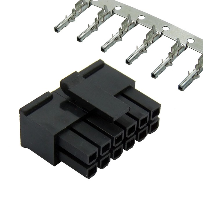 Разъем питания низковольтный MMF-2x6F pitch 3.0 mm + Terminal