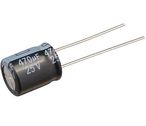 Конденсатор электролитический низкий импеданс 470uF 25V 10x12 105C / SH025M0470B5S-1012