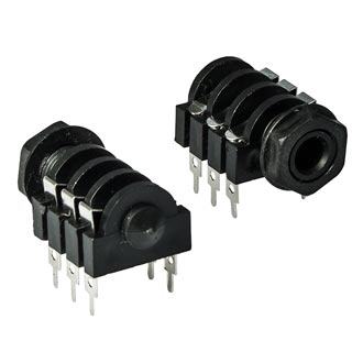 Разъём аудио SZC-0085 stereo 6.3 mm