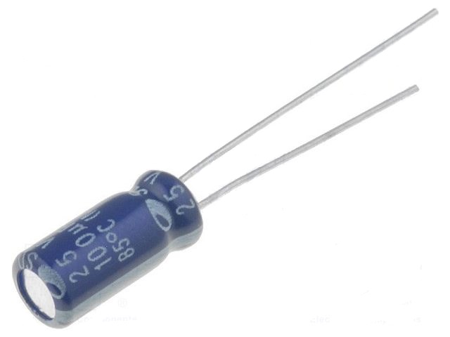 Конденсатор электролитический 100uF 16V 20% / SD1C107M05011PC