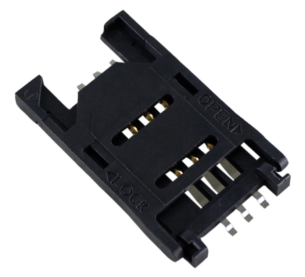 Держатель SIM L-KLS1-SIM-010-6P-1-R