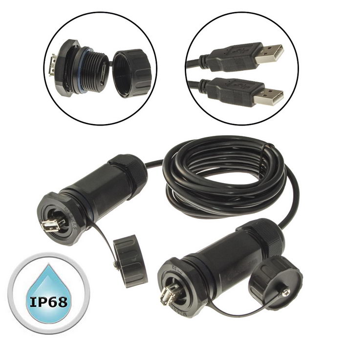 Разъём USB M25USBZ2-2.0G-3M