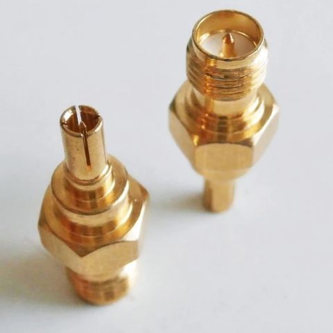 Переходник RP-SMA/F-CRC9/M / вилка RP-SMA на вилку CRC9/M