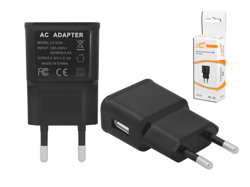 Адаптер LXG256 / 5В, 2А, 10Вт, USB